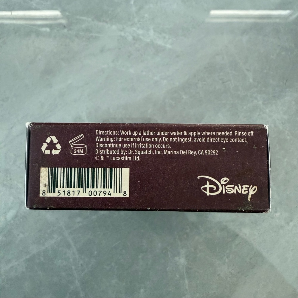 Dr. Squatch Limited Edition Disney Star Wars Ruthless Rinse Soap Bar Set of 6 - Picture 12 of 13